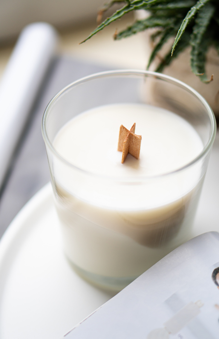 Soy Candle with Wooden Wick